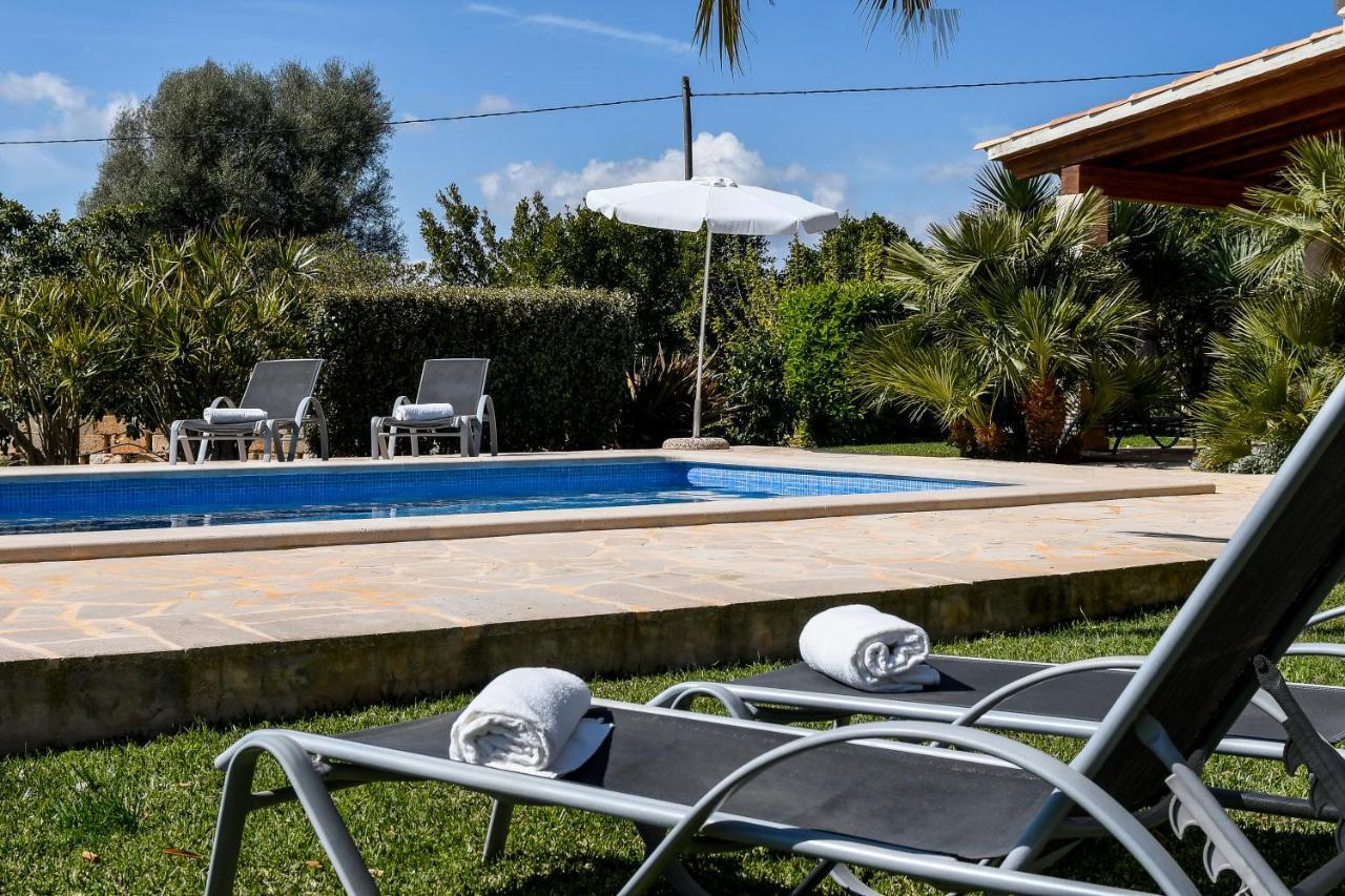 Moderne Finca Can Vicento - Heizung - Pizzaofen Porto Cristo Ngoại thất bức ảnh